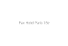 Pax Hotel Paris 18e